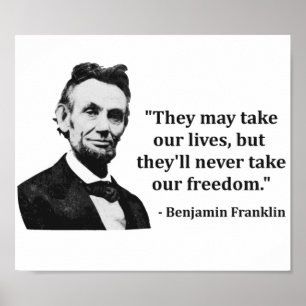 Pôster Citações do troll de Abraham Lincoln