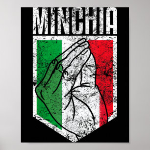 Poster Citações engraçadas da Itália Minichia Ditados Ita
