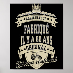 Poster Citações engraçadas de aniversário de 60 anos de t