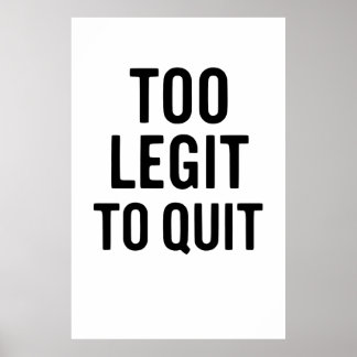 Poster Citações engraçadas: EU VEIO, VI, EU FAÇO ISSO MUI