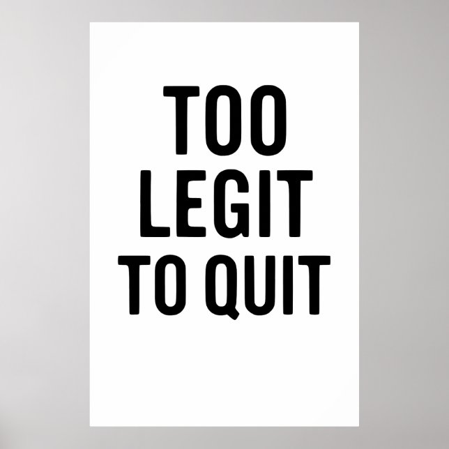 Poster Citações engraçadas: EU VEIO, VI, EU FAÇO ISSO MUI (Frente)