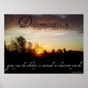 Poster Citações inspiradas da determinação
