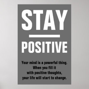 Poster Citações inspiradas inspiradores positivas da