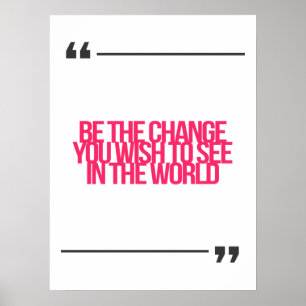 Pôster Citações inspiradoras e motivacionais