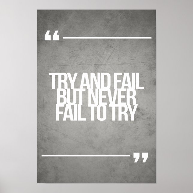 Poster Citações inspiradoras e motivacionais (Frente)