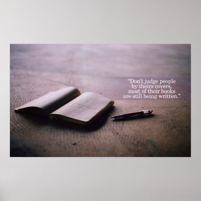 Pôster Citações inspiradoras e motivacionais (Frente)