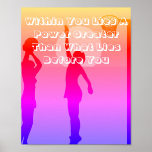 Poster Citações inspiradores da imagem do Netball