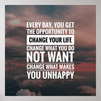 Poster citações motivacionais e citações de conquista