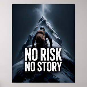 Poster Citações Motivacionais Inspiradoras Sem Risco Sem