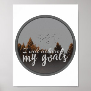 Poster citações motivacionais matinais para amor própr