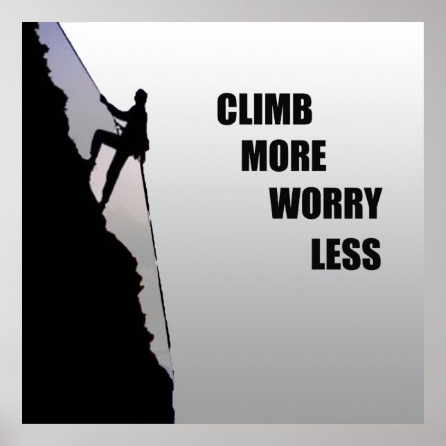 Poster citações motivacionais para os alpinistas (Frente)