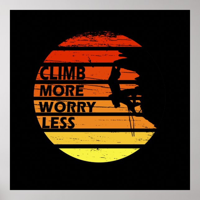 Poster citações motivacionais para os alpinistas (Frente)