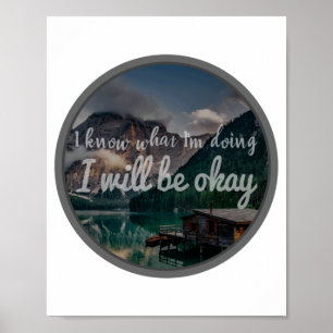 Poster citações motivacionais para vibrações positiva