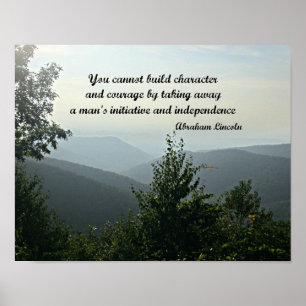 Pôster Citações oportunas por Abraham Lincoln