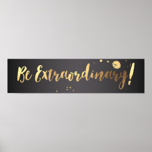Poster Citações PixDezines, seja extraordinário!