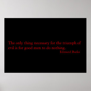 Poster Citações por Burke