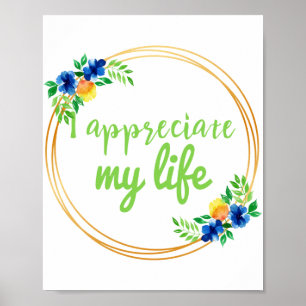 Poster citações positivas para a vida e o trabalho