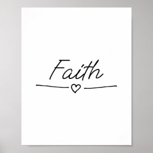 Poster Citações religiosas sobre a fé
