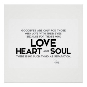 Pôster CITAÇÕES: Rumi: Goodbyes, separação