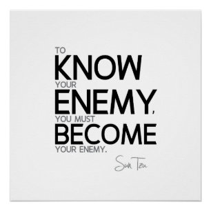 Pôster CITAÇÕES: Sun Tzu: Conheça seu inimigo