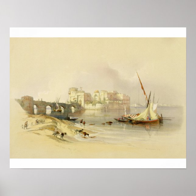 Poster Citadel de Sidon, 28 de abril de 1839, placa 76 de (Frente)