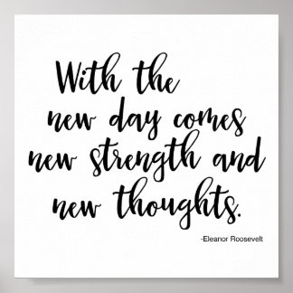 Poster citando Eleanor Roosevelt