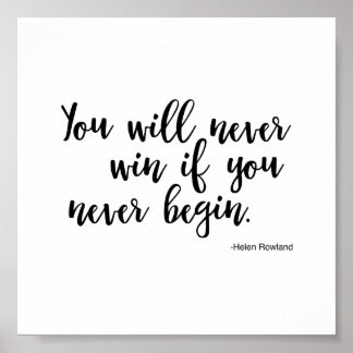 Poster citando Helen Rowland - Sucesso