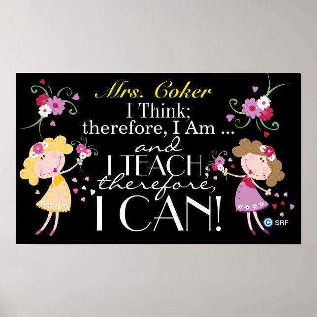 Pôster Citando Professores Podem Fazer O Que Ensinam Post (Frente)