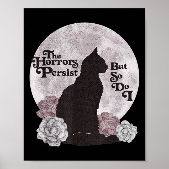 Poster Citar Os Horrores Persistem Mas Eu Também Piores F (Frente)