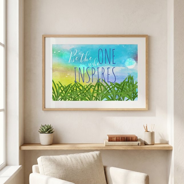 Poster Citar Ser Aquela Pessoas que Inspira (Criador carregado)