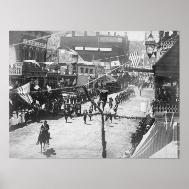 Pôster Citizens of Deadwood Celebrate Completion of 2 (Frente)