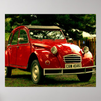 Poster Citroën 2CV
