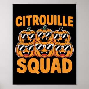 Poster Citrouille Squad Legal Pumpkin Dia de as Bruxas en