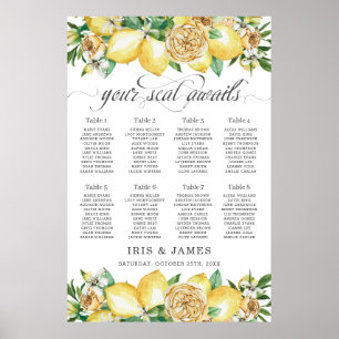 Poster Citrus Floral Greenerescing Casamento