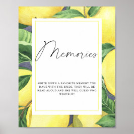 Poster Citrus - memórias com a noiva