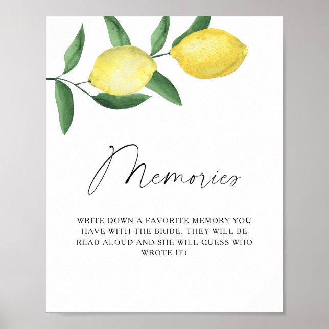 Poster Citrus - memórias com a noiva (Frente)