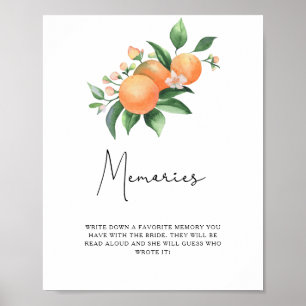 Poster Citrus - memórias com a noiva