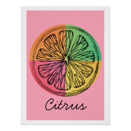 Pôster Citrus Poster