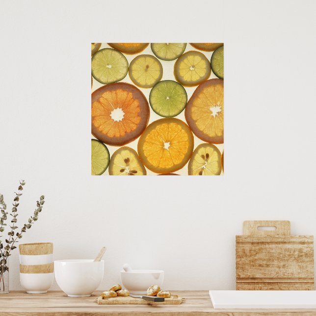 Poster Citrus Slices (Cozinha)