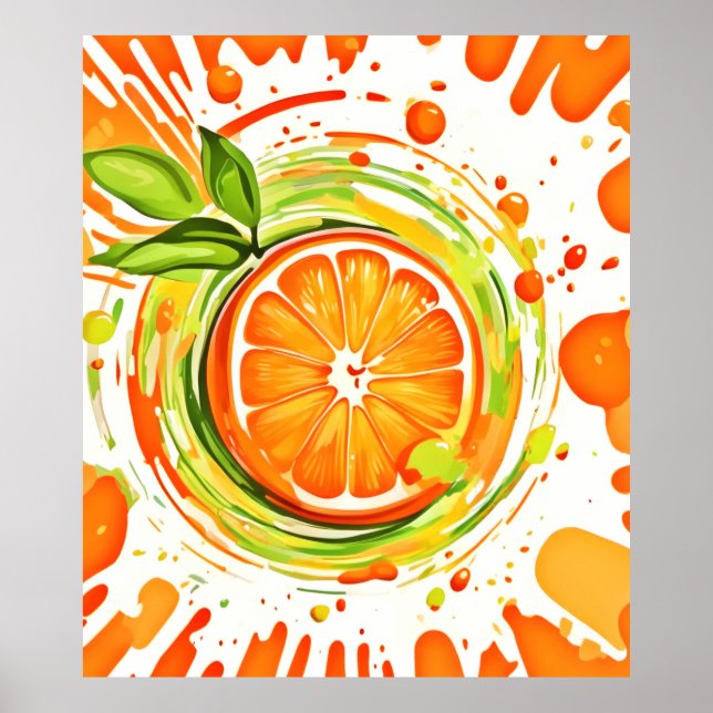 Poster Citrus Splash of Joy (Frente)