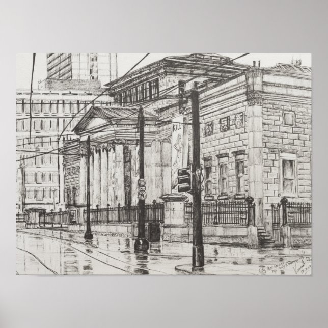 Pôster City Art Gallery Manchester. 2007 (Frente)