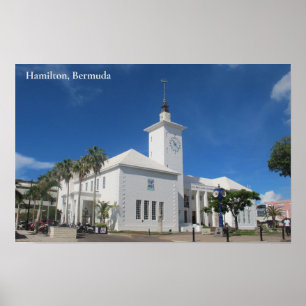 Poster City Hall and Arts Center, Hamilton, Bermudas
