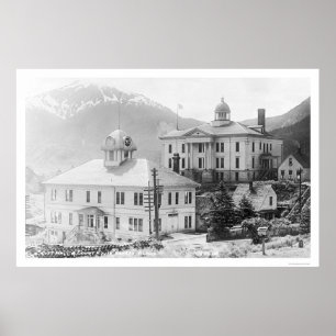 Poster City Hall Juneau Alaska 1918