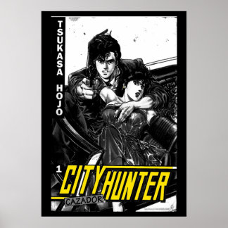 Poster City Hunter Vintage 80s