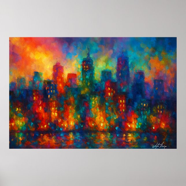 Poster City of Echoes Cityscape (Frente)