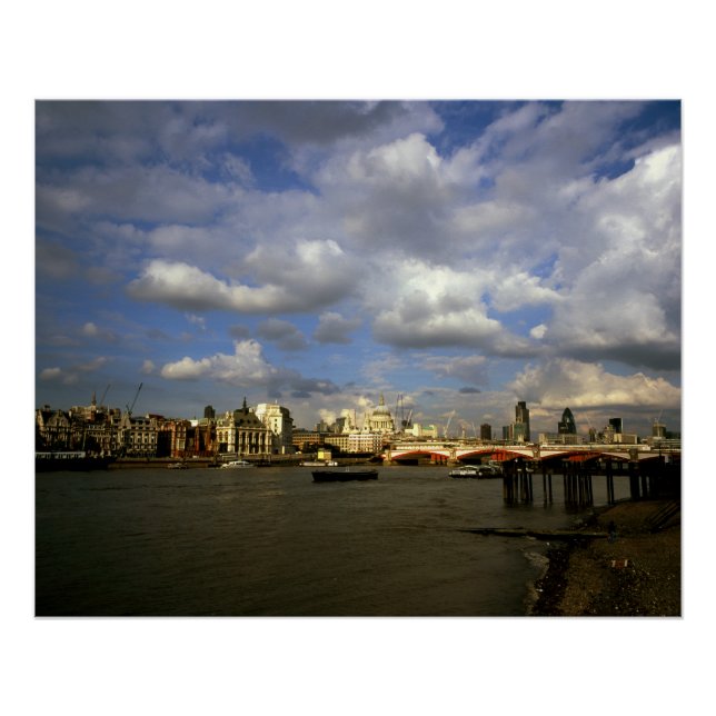 Pôster City of London Na Década De 90 (Frente)