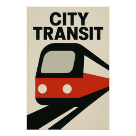 Pôster City Transit - Metro - Poster