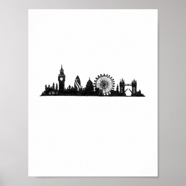 Pôster Cityscapes: Londres (Frente)