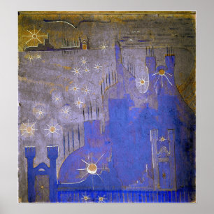 Poster Ciurlionis - Allegro Sonata I Druskininkai 1907