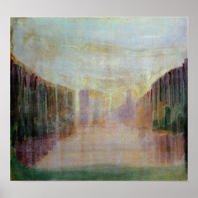 Poster Ciurlionis - Amanhecer I 1906 (Frente)